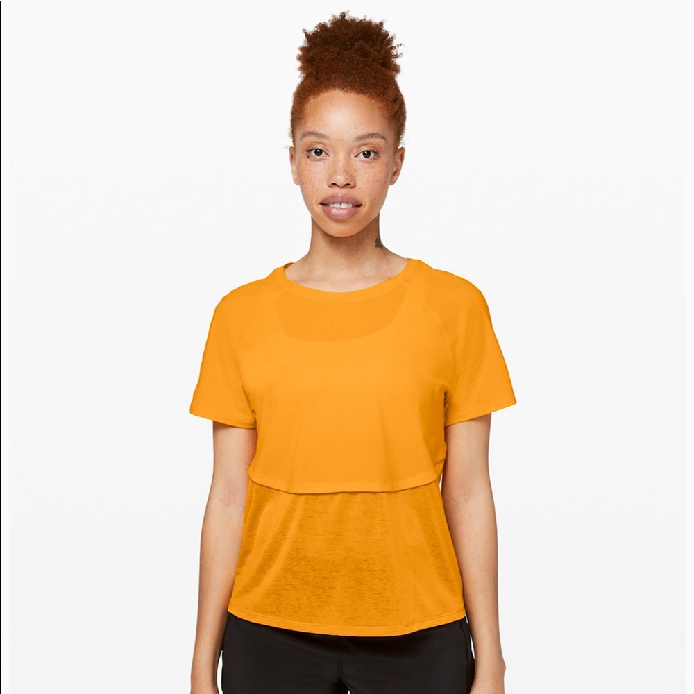 Lululemon Chasing Miles Short Sleeve